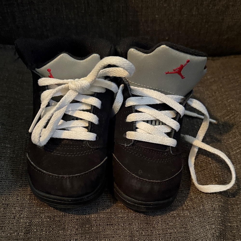 Kids air Jordan 5 black used